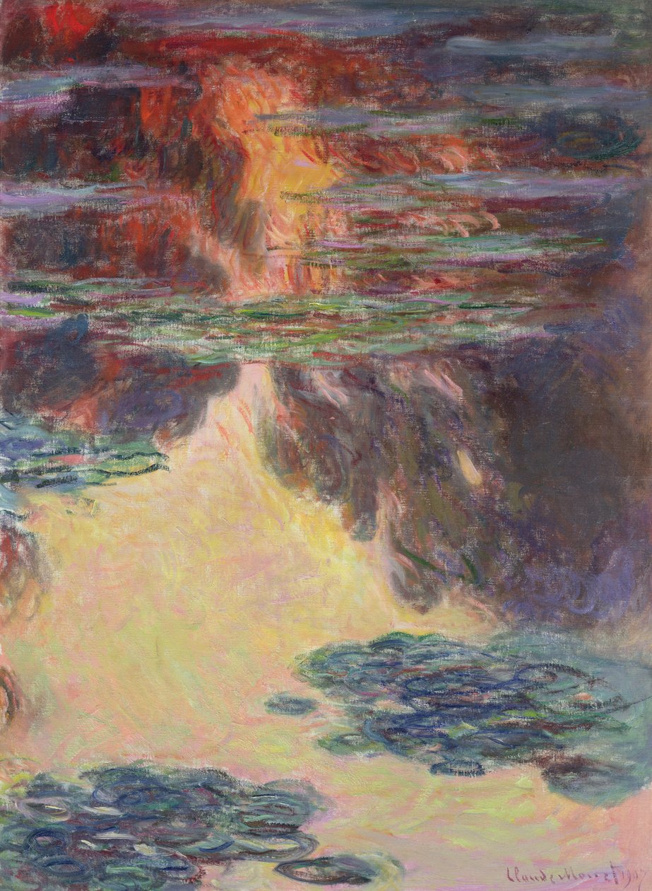Vannliljer, 1907 (se detalj 382334) av Claude Monet