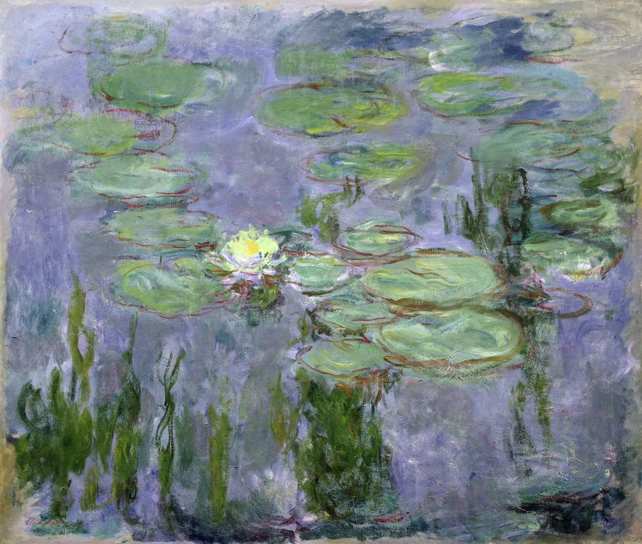 Vannliljer, 1915 av Claude Monet
