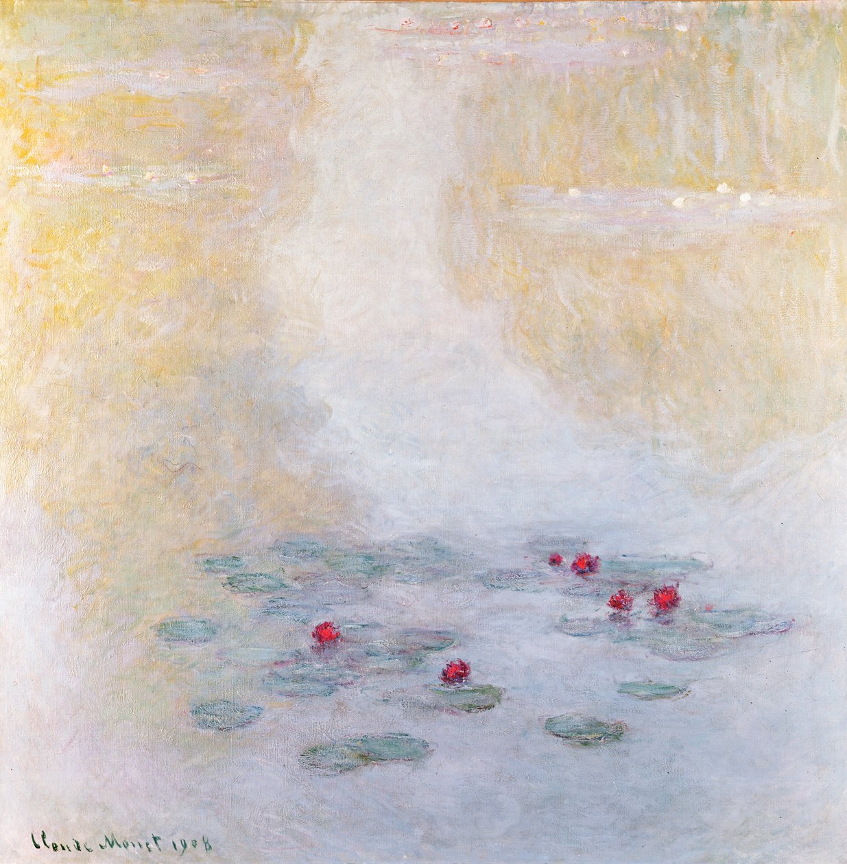 Vannliljer ved Giverny, 1908 av Claude Monet