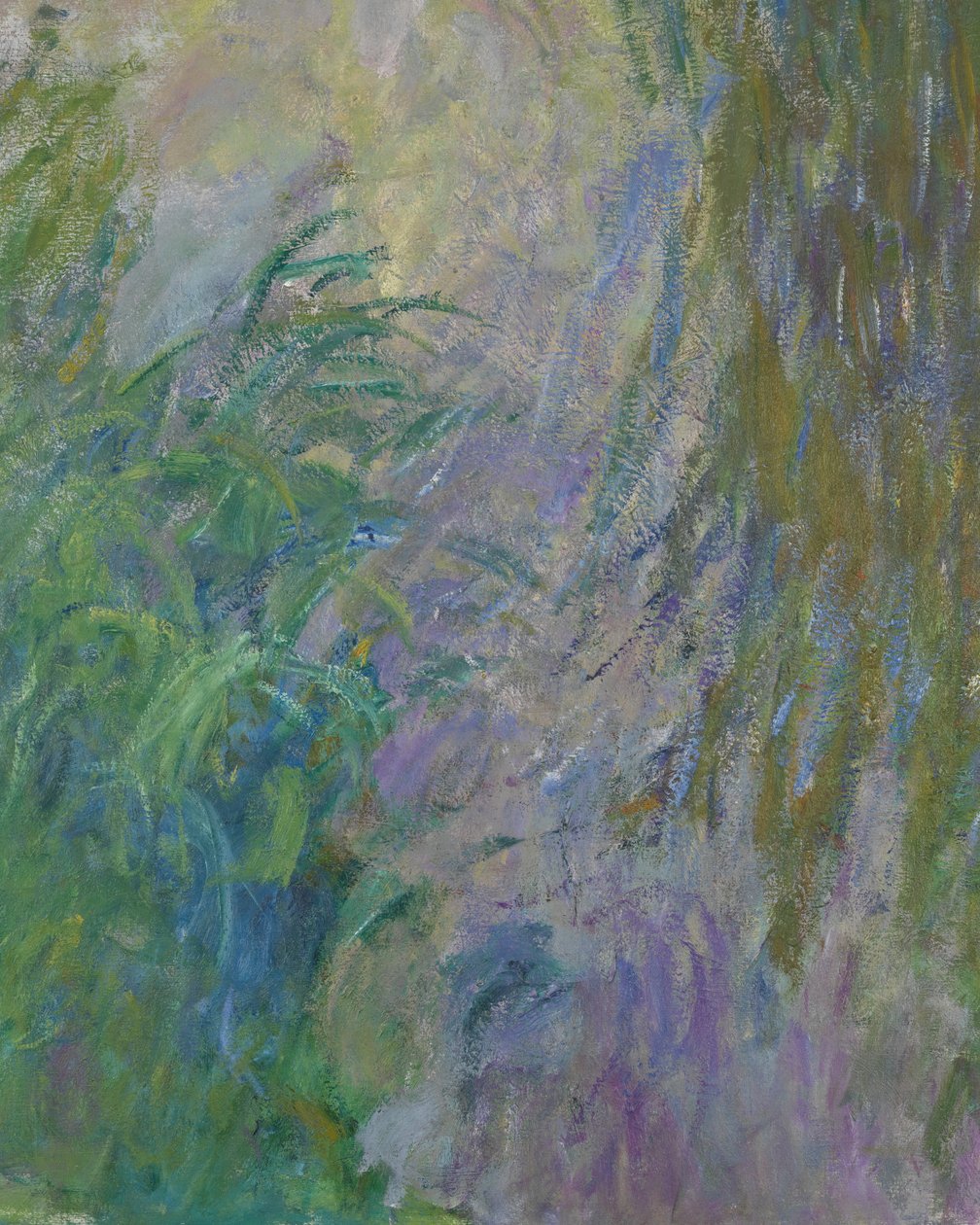Vannliljer olje på lerret detalj av 154167 av Claude Monet