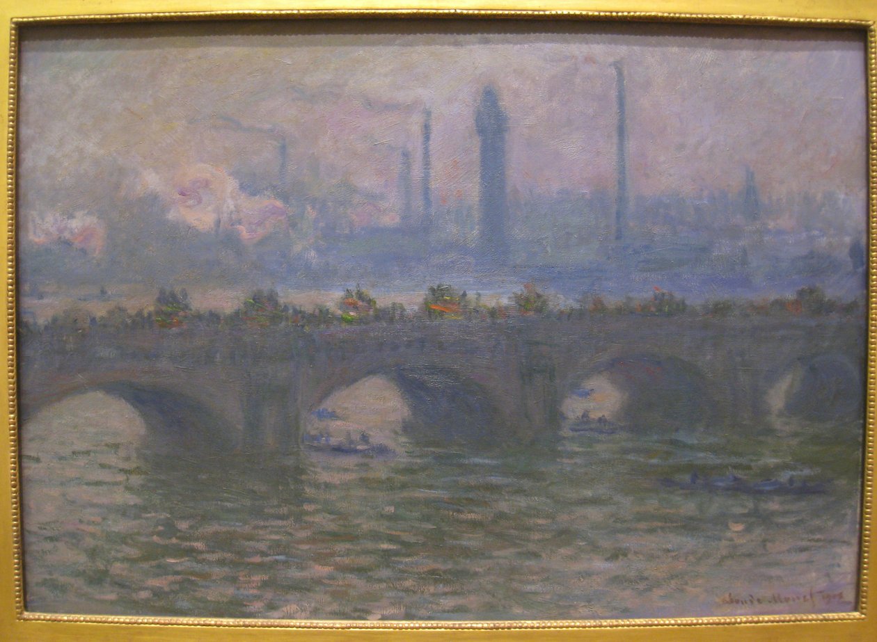 Waterloo Bridge av Claude Monet