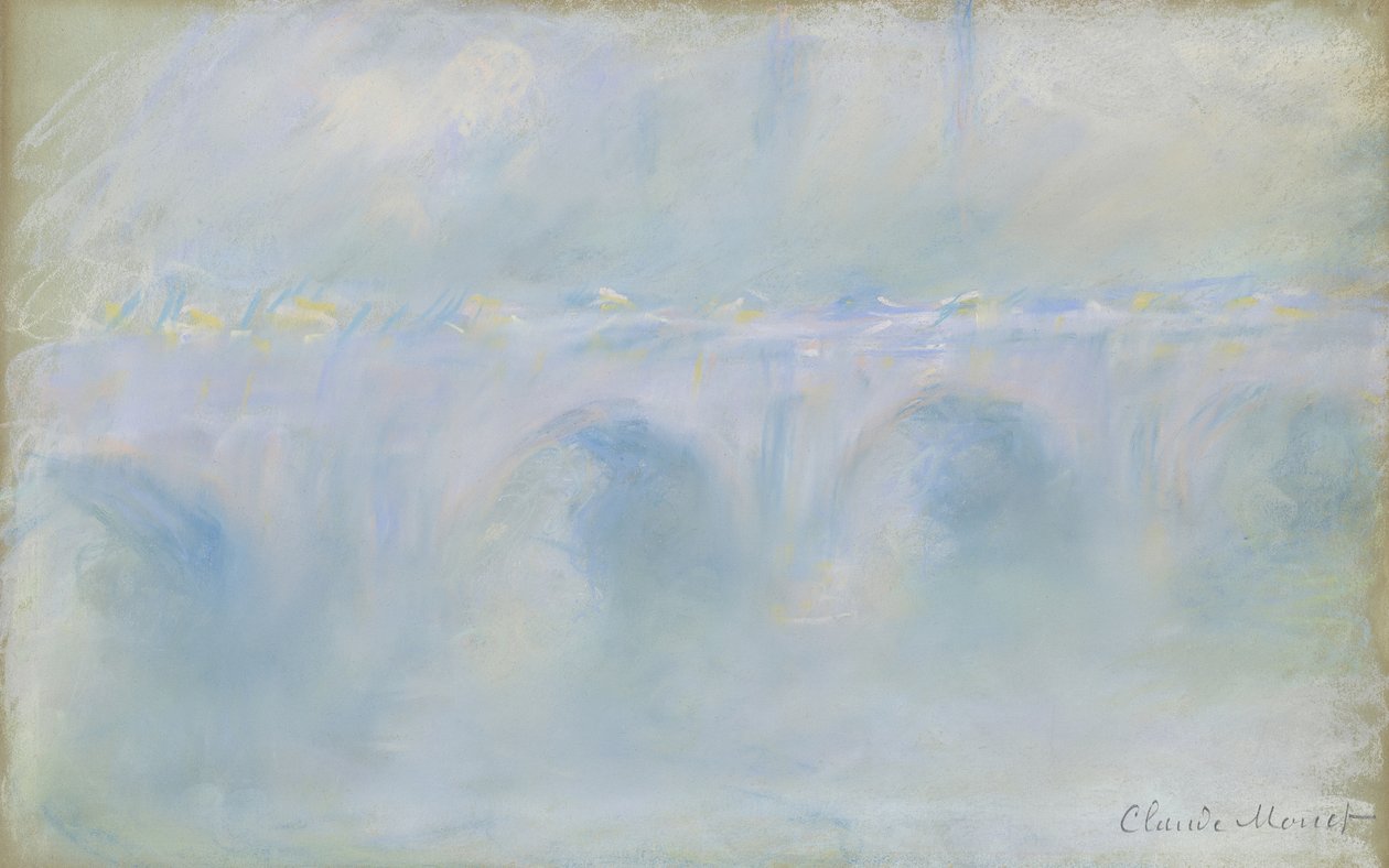 Waterloo Bridge, 1901 (pastell) av Claude Monet