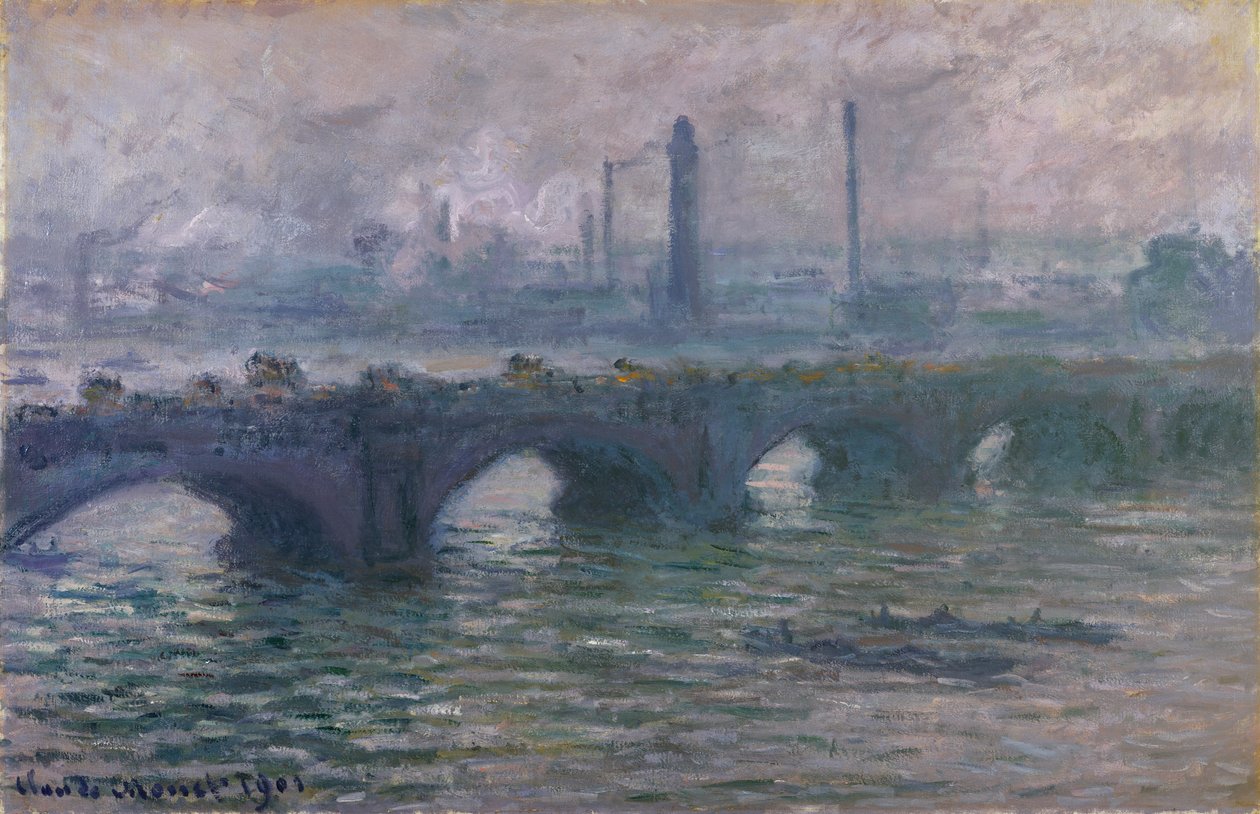 Waterloo Bridge, 1901 av Claude Monet
