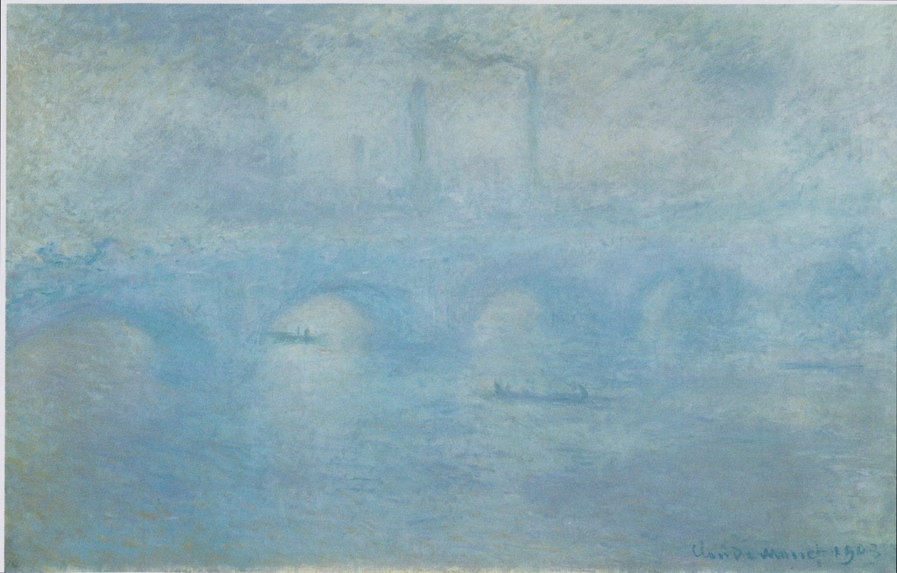 Waterloo Bridge av Claude Monet