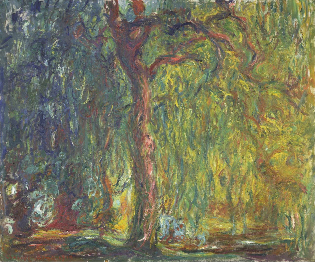 Gråtende pil av Claude Monet