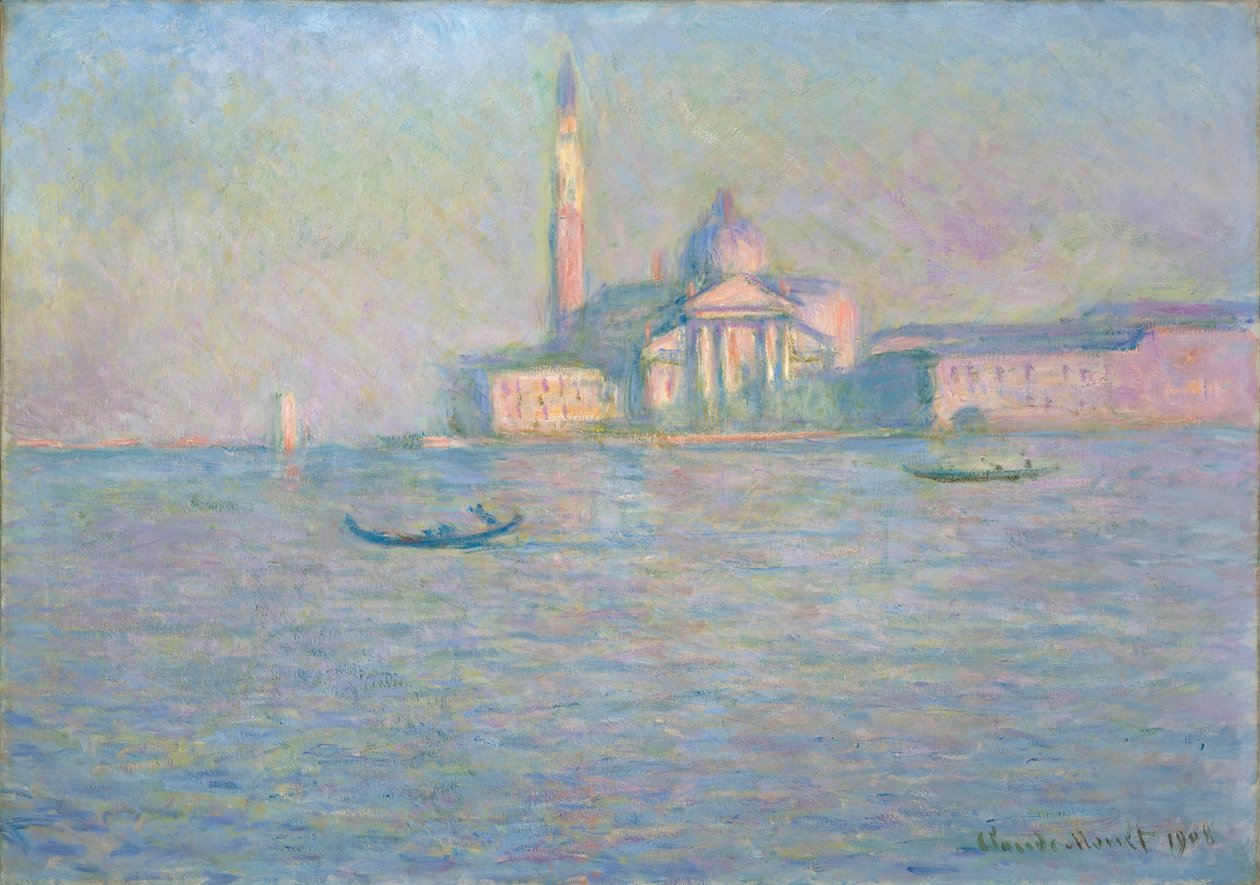 Kirken San Giorgio Maggiore, Venezia av Claude Monet