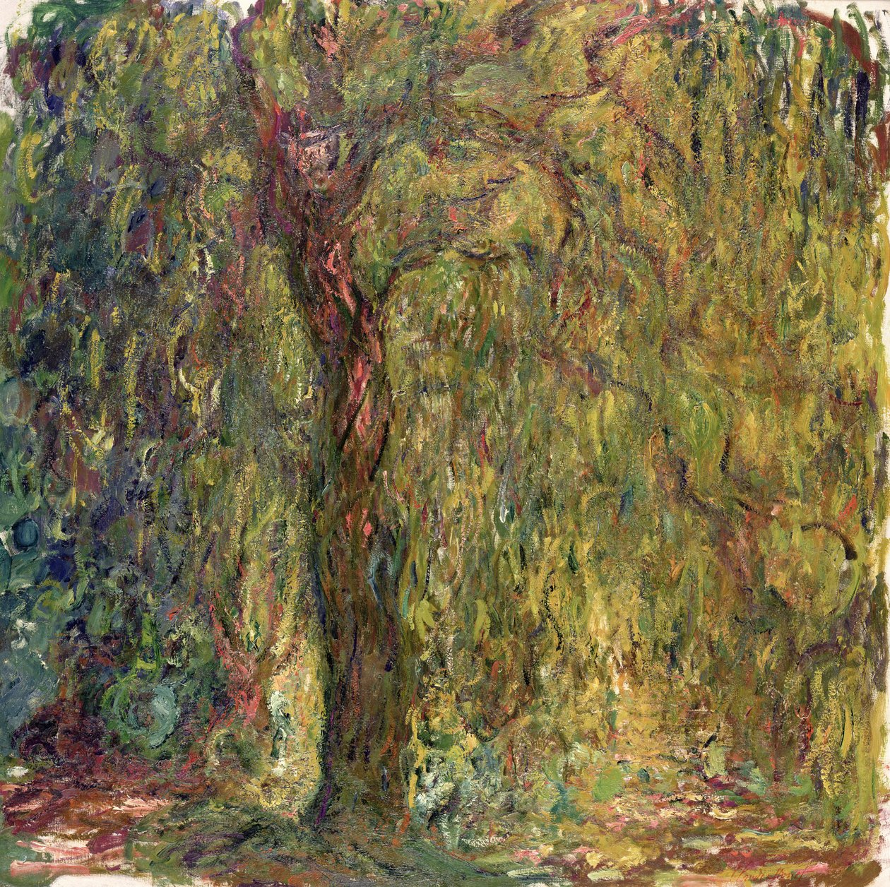 Gråtpil, 1918-19 av Claude Monet