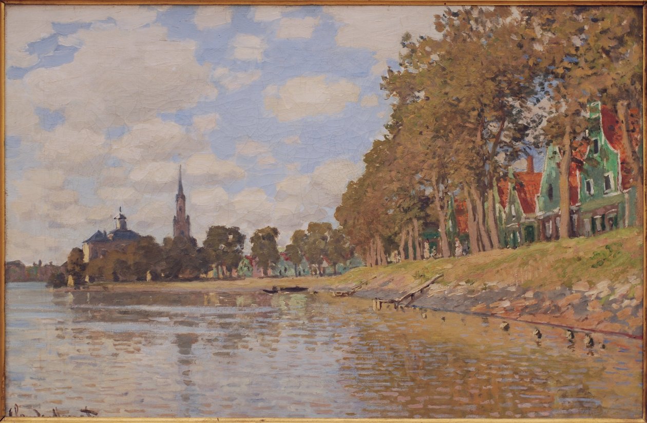 Zaandam (Nederland) av Claude Monet