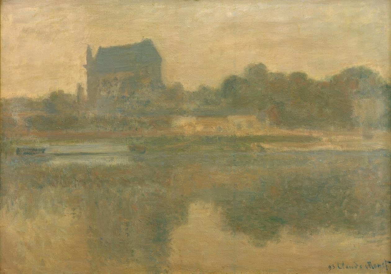 Vernon kirke, tåke av Claude Monet