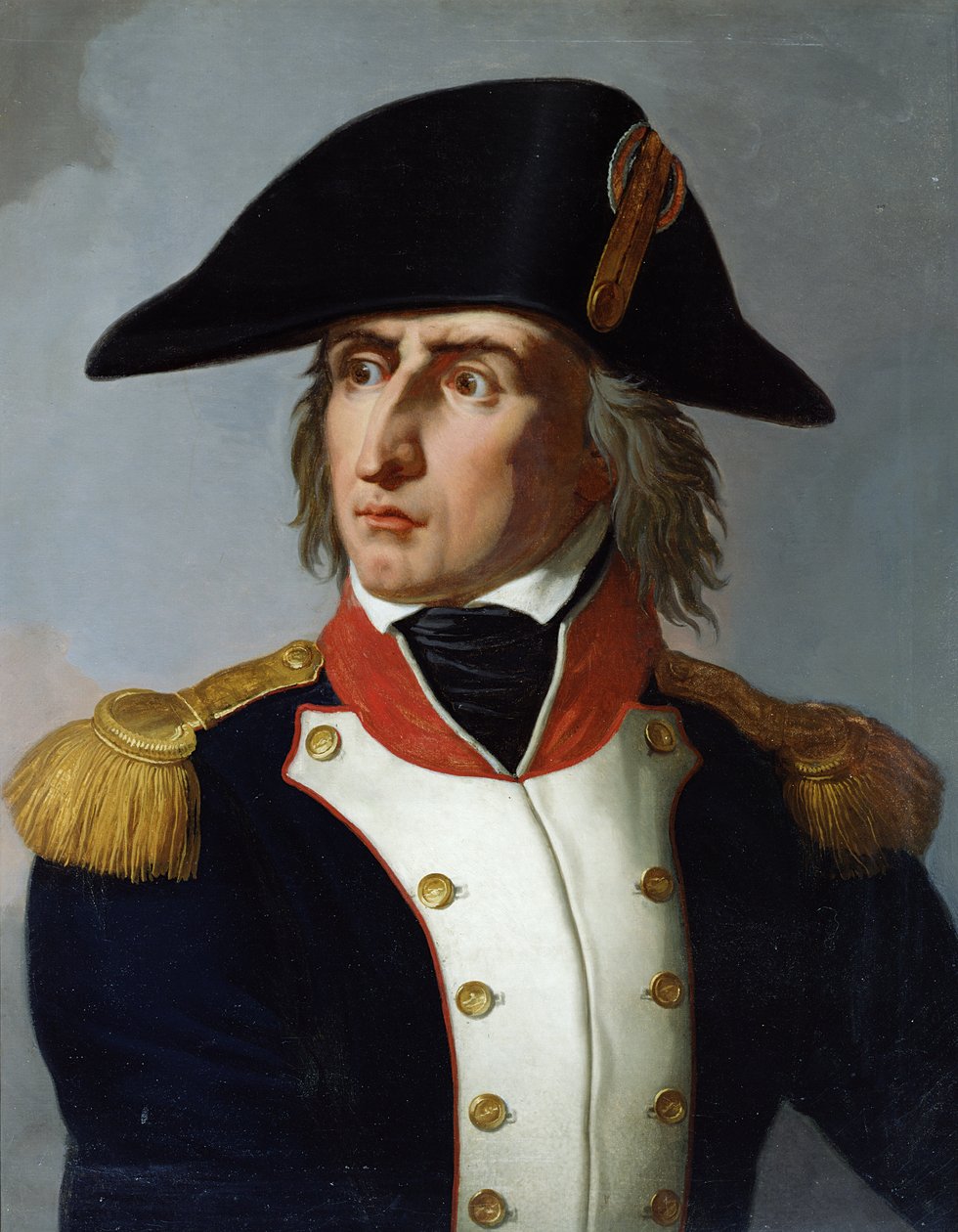 Charles-Pierre-Francois Augereau (1757-1816) hertug av Castiglione av Claude Noel Thevenin
