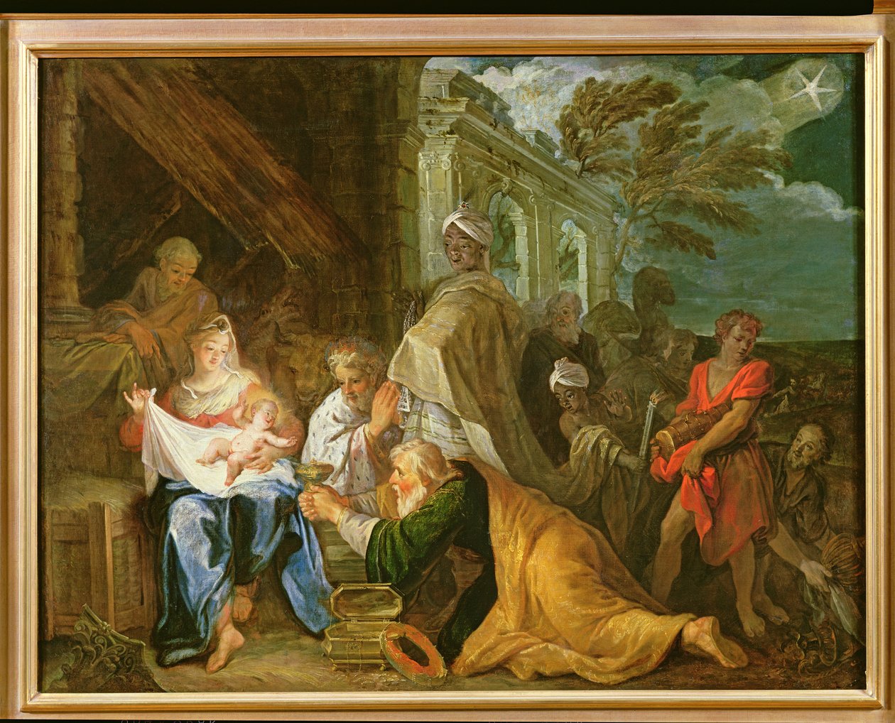 Tilbedelse av magi, 1708 av Claude Verdot