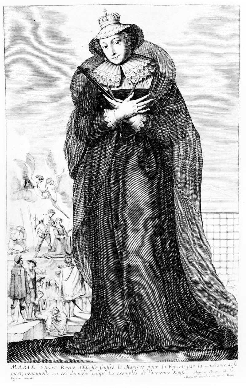 Mary Stuart Queen of Scots av Claude Vignon