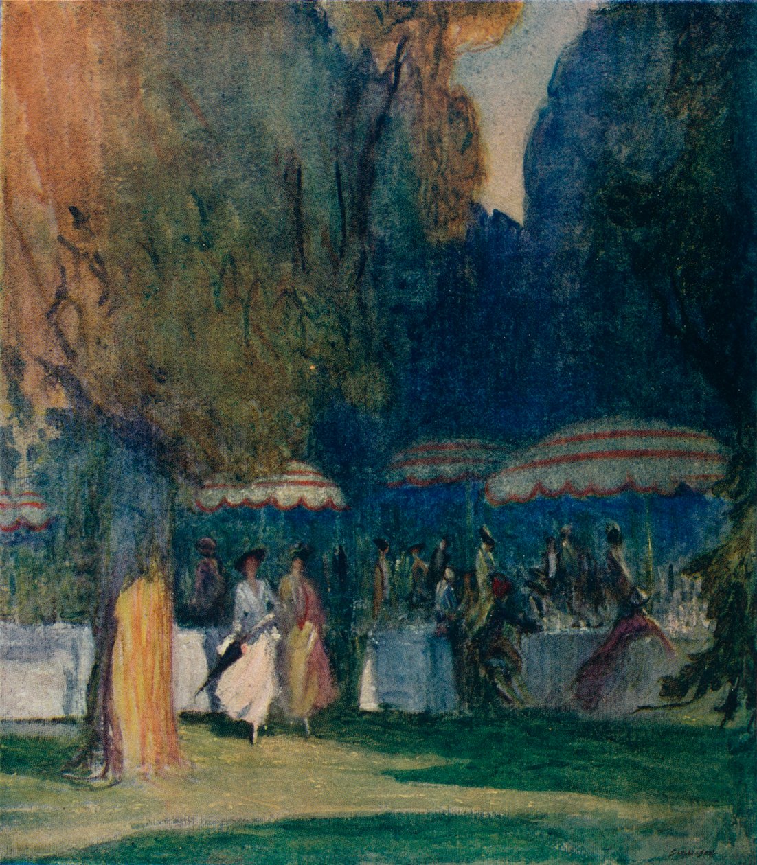 I Kensington Gardens, 1914 av Claude Allin Shepperson