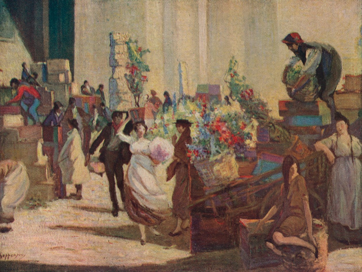 Markedet, c1900 av Claude Allin Shepperson