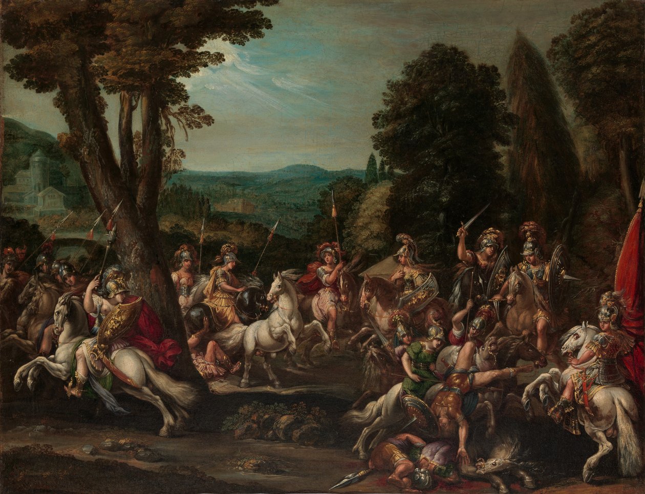 Amazonas triumf, 1620-tallet. av Claude Deruet