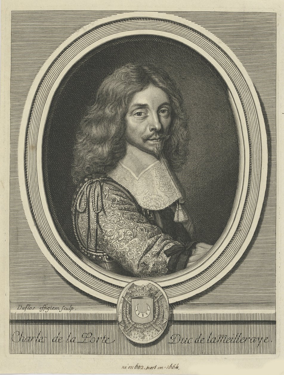 Charles de la Porte, hertug av La Meilleraye 1602-1664, ca 1690. av Claude Duflos
