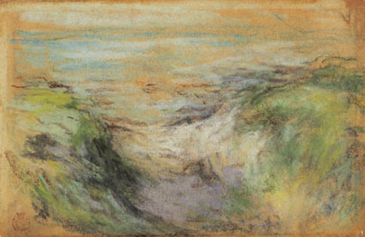 En vei mellom sanddyner mot havet av Claude Emile Schuffenecker