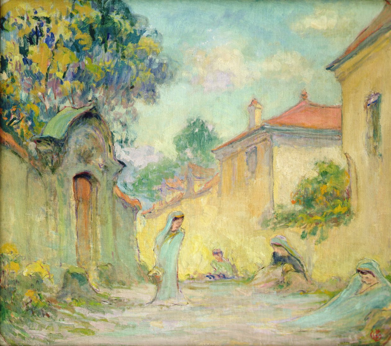 Gate ved Meudon (olje på lerret) av Claude Emile Schuffenecker