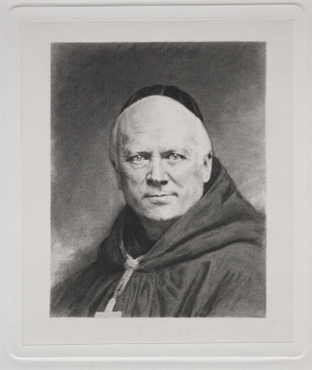 Dom Prosper Gueranger, abbed av Solesmes av Claude Ferdinand Gaillard