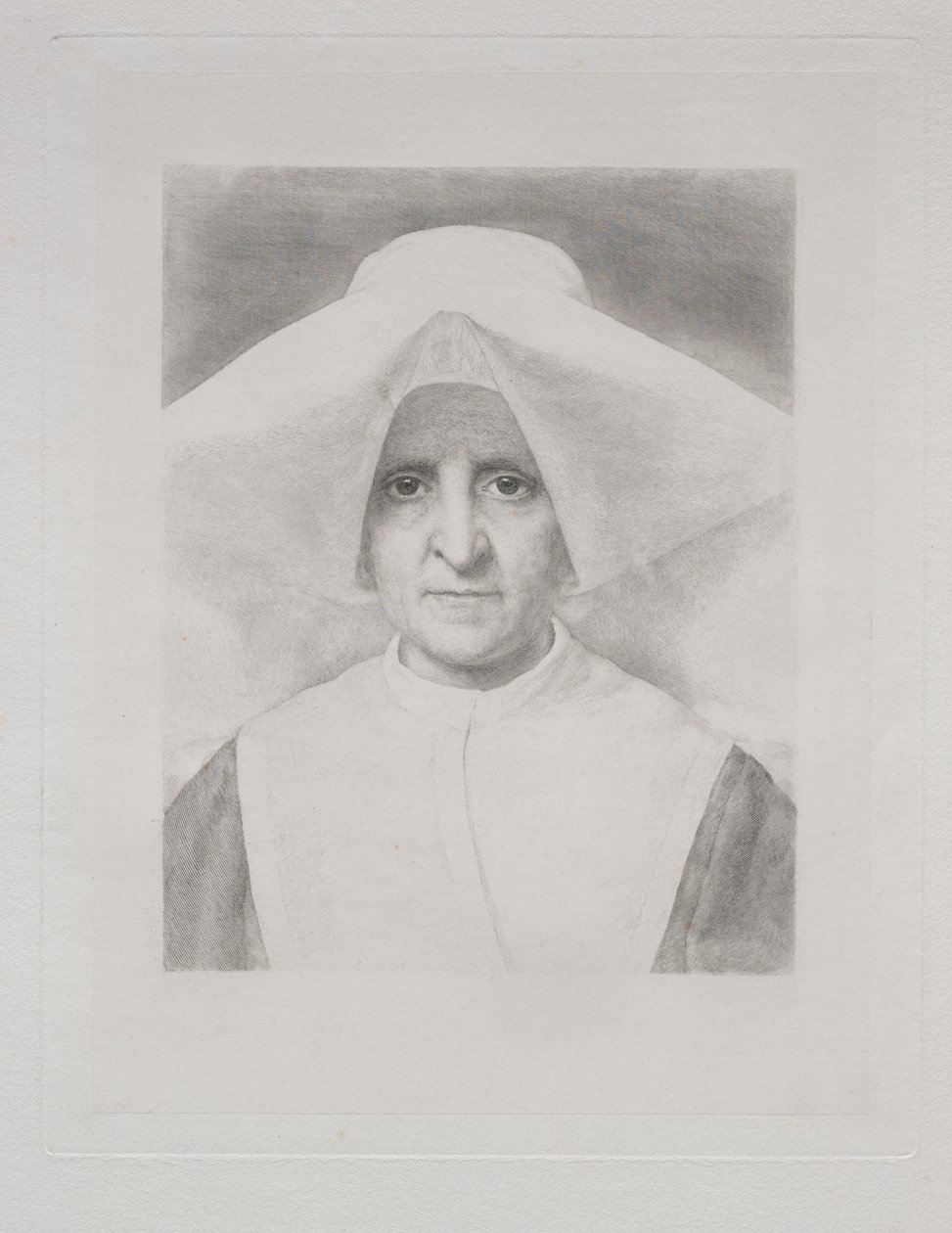 Søster Rosalie, sett forfra av Claude Ferdinand Gaillard