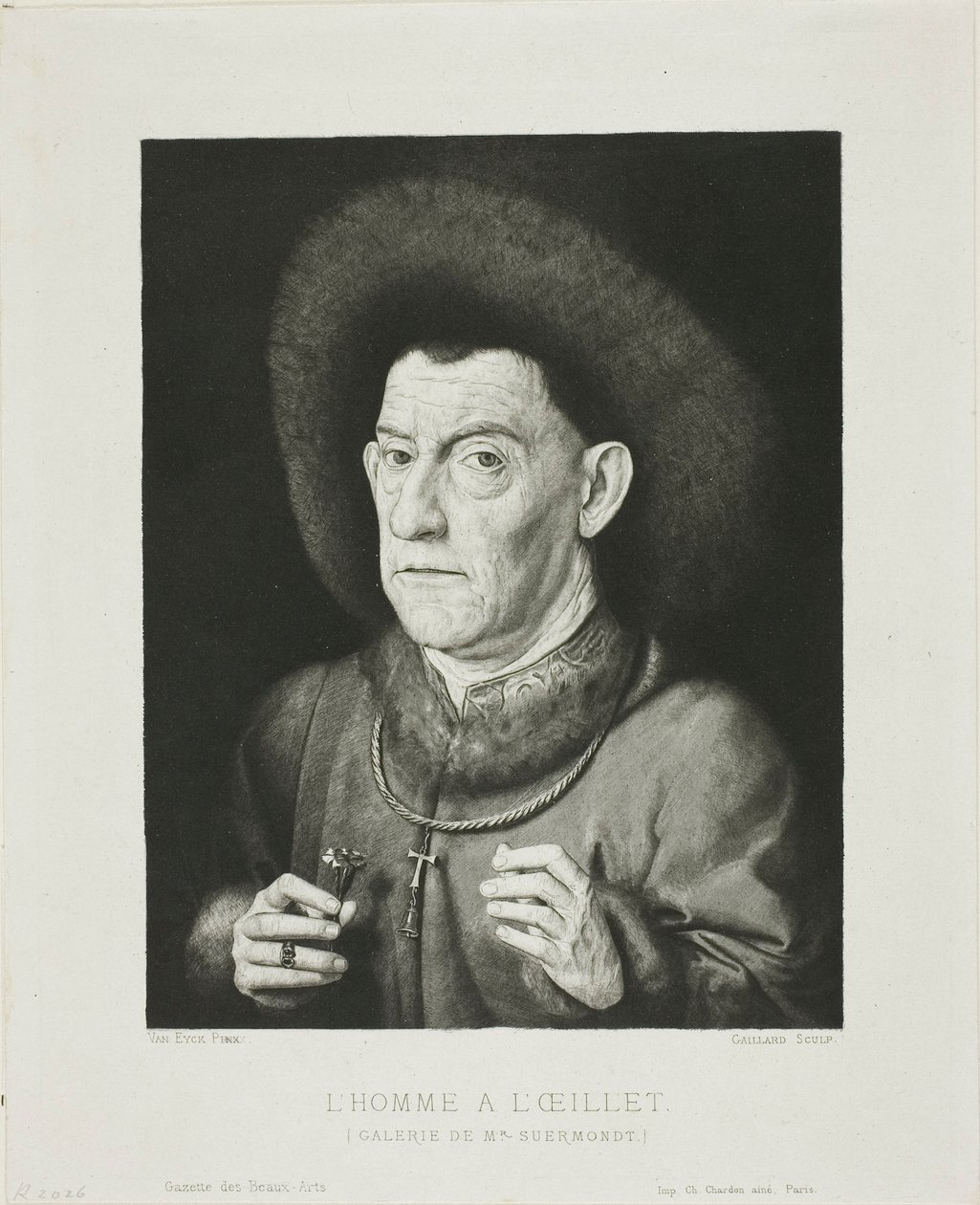 Mannen med det rosa av Claude Ferdinand Gaillard