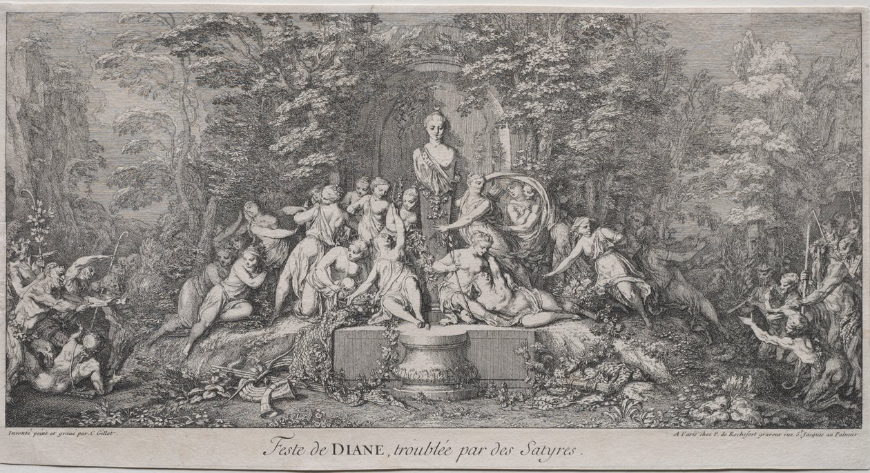 De fire festivalene av Claude Gillot