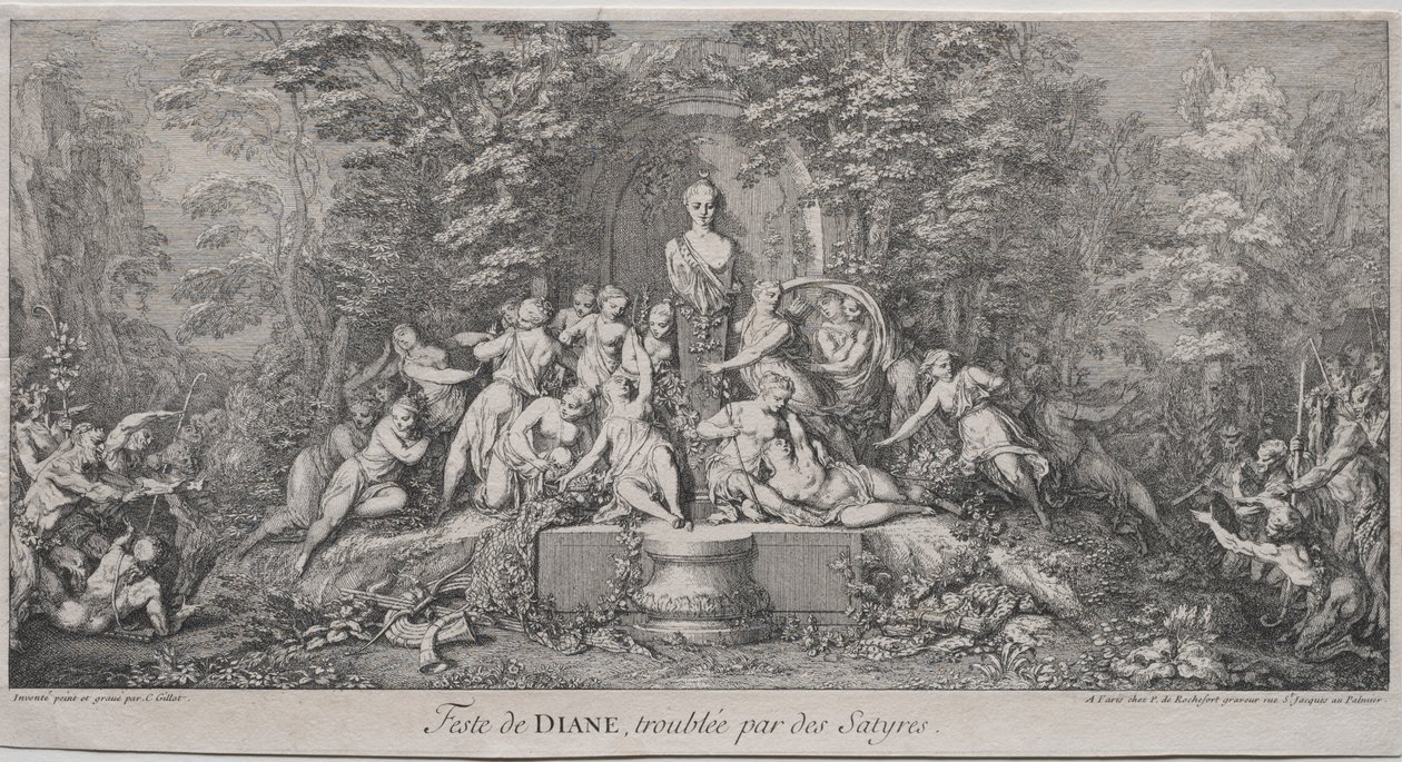De fire festivalene. av Claude Gillot