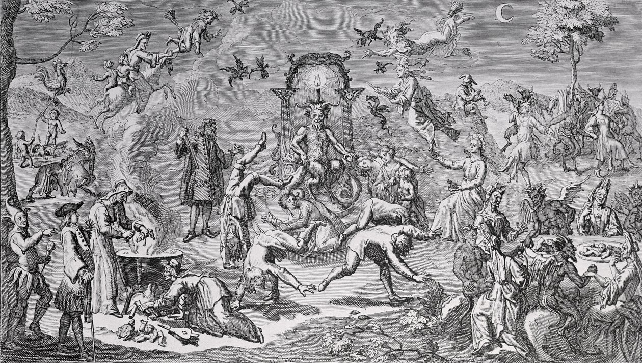 Heksenes sabbat av Claude Gillot