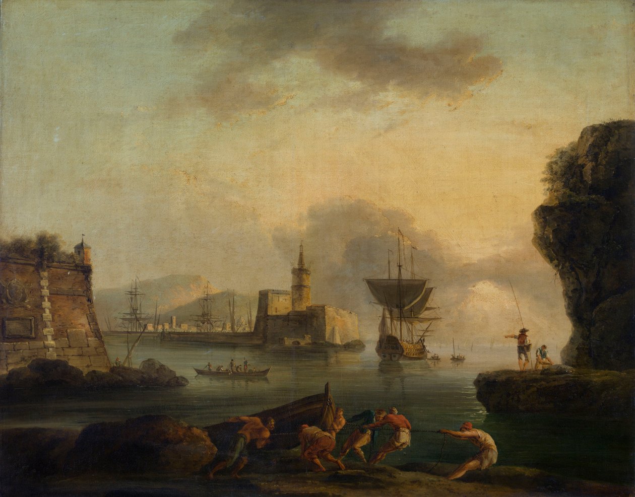 Napoli av Claude Joseph Vernet