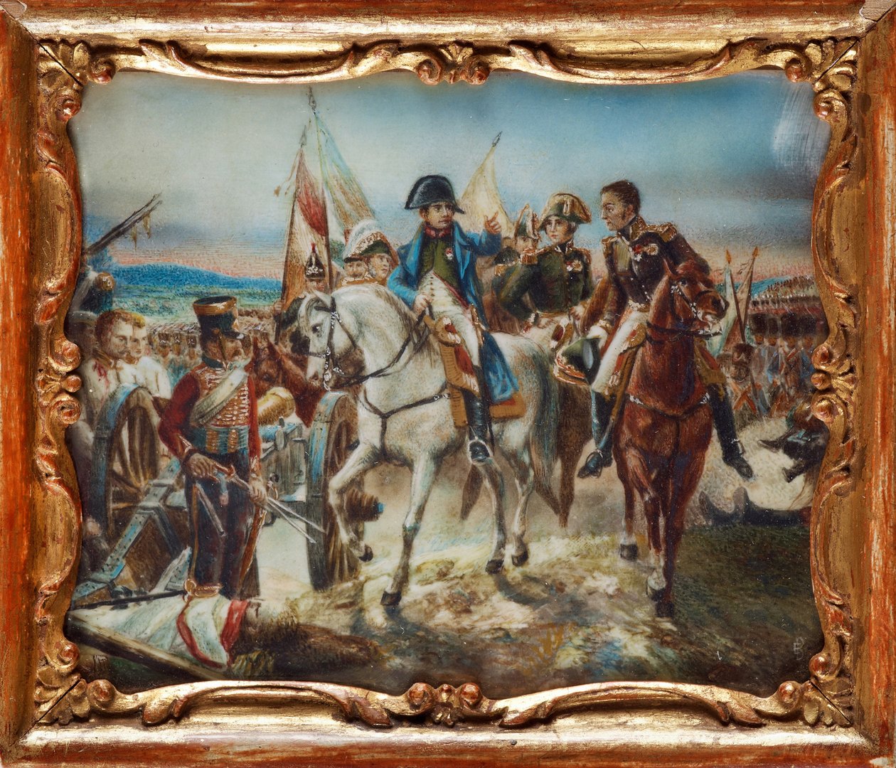 Napoleon i slaget ved Friedland av Claude Joseph Vernet