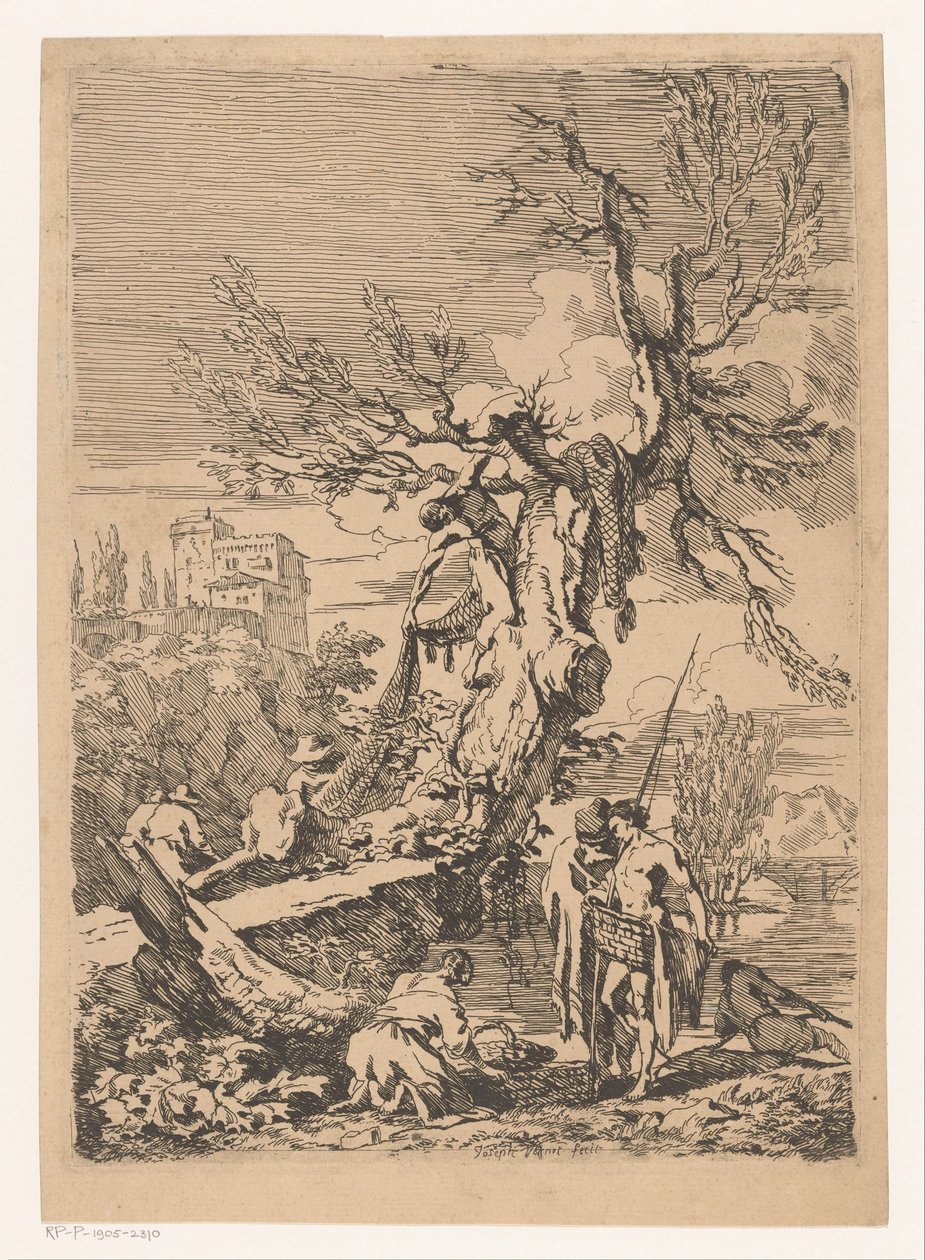 Tilbakeføring av fiske av Claude Joseph Vernet