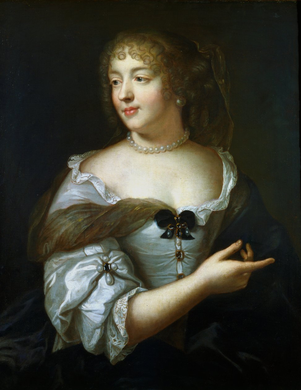 Madame de Sevigne, fransk hoffmann og brevskriver, 1600-tallet av Claude Lefebvre