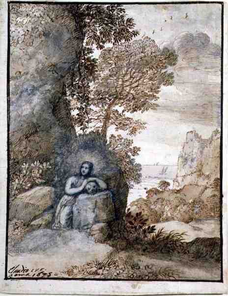 Landskap med Magdalena av Claude Lorrain