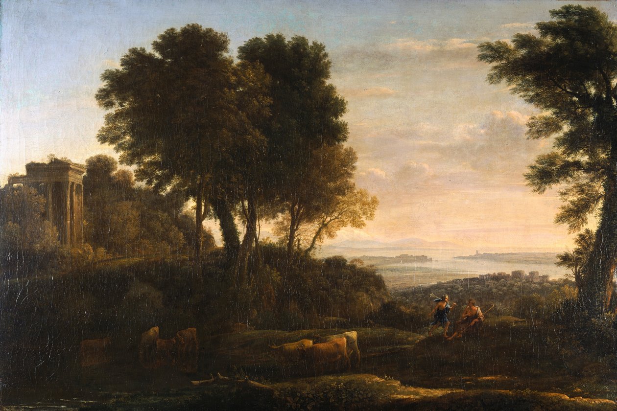 Landskap med Mercury og Battus av Claude Lorrain