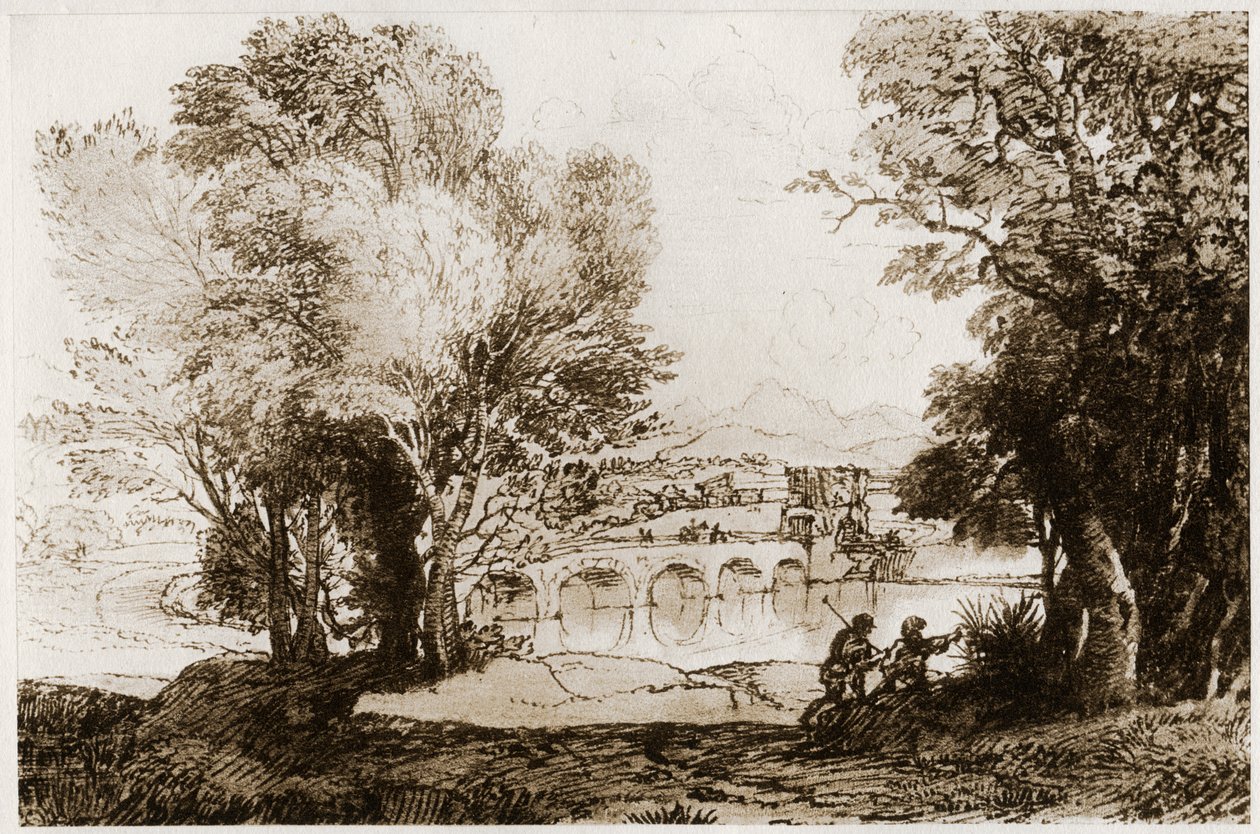 Et italiensk landskap, 1913. av Claude Lorrain