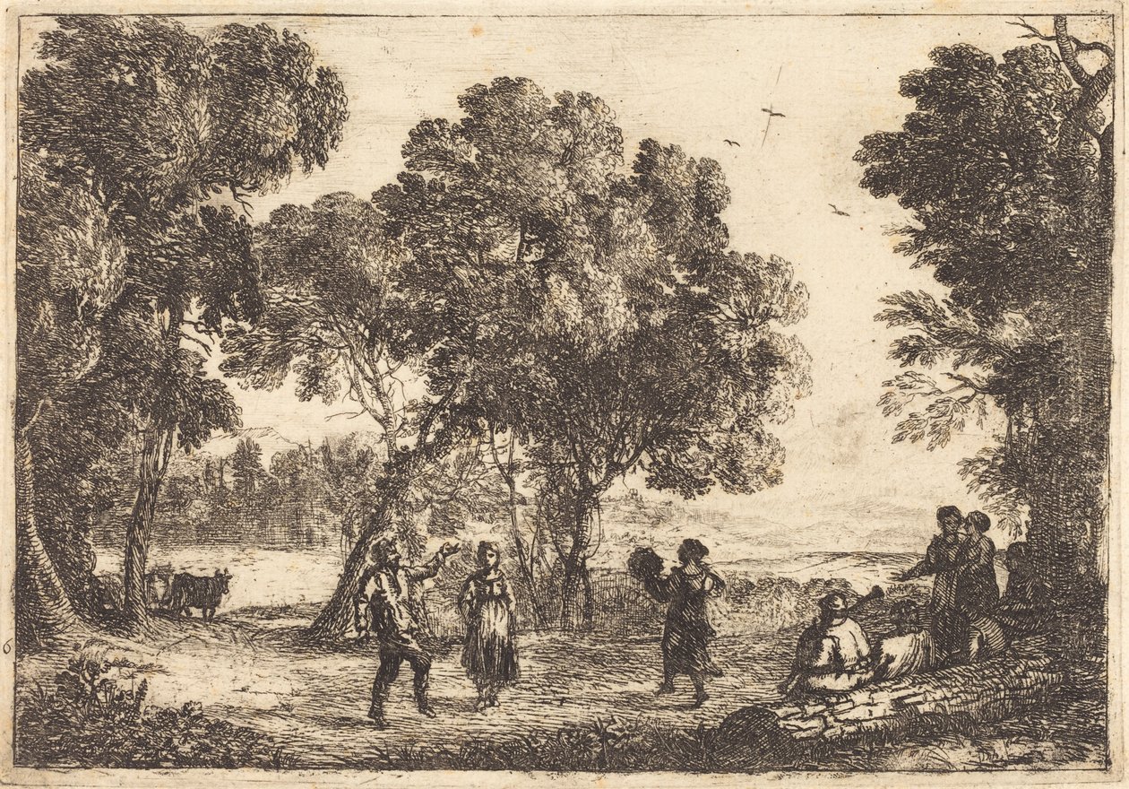 Dans under trærne av Claude Lorrain