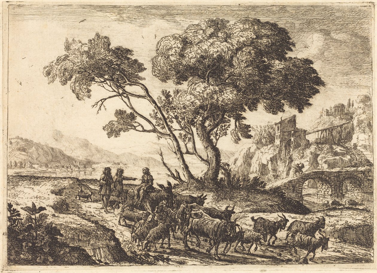 Plecare spre Fieldsnorwegian av Claude Lorrain