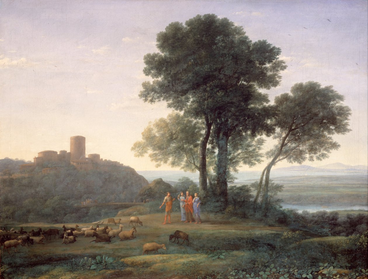 Jacob med Laban og hans døtre av Claude Lorrain