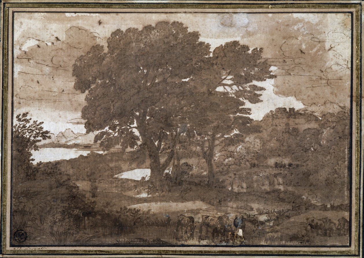 Landskap av Claude Lorrain