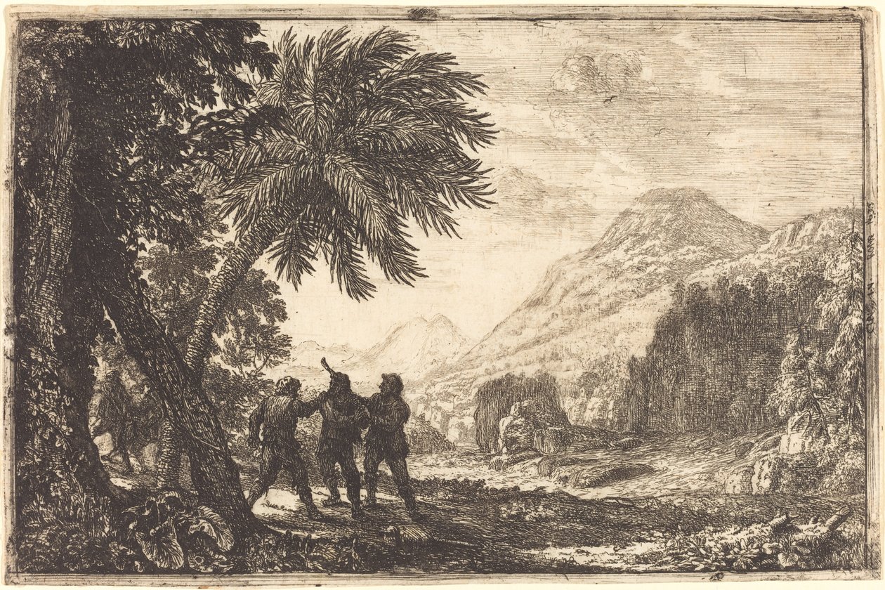 Landskap med Brigands av Claude Lorrain