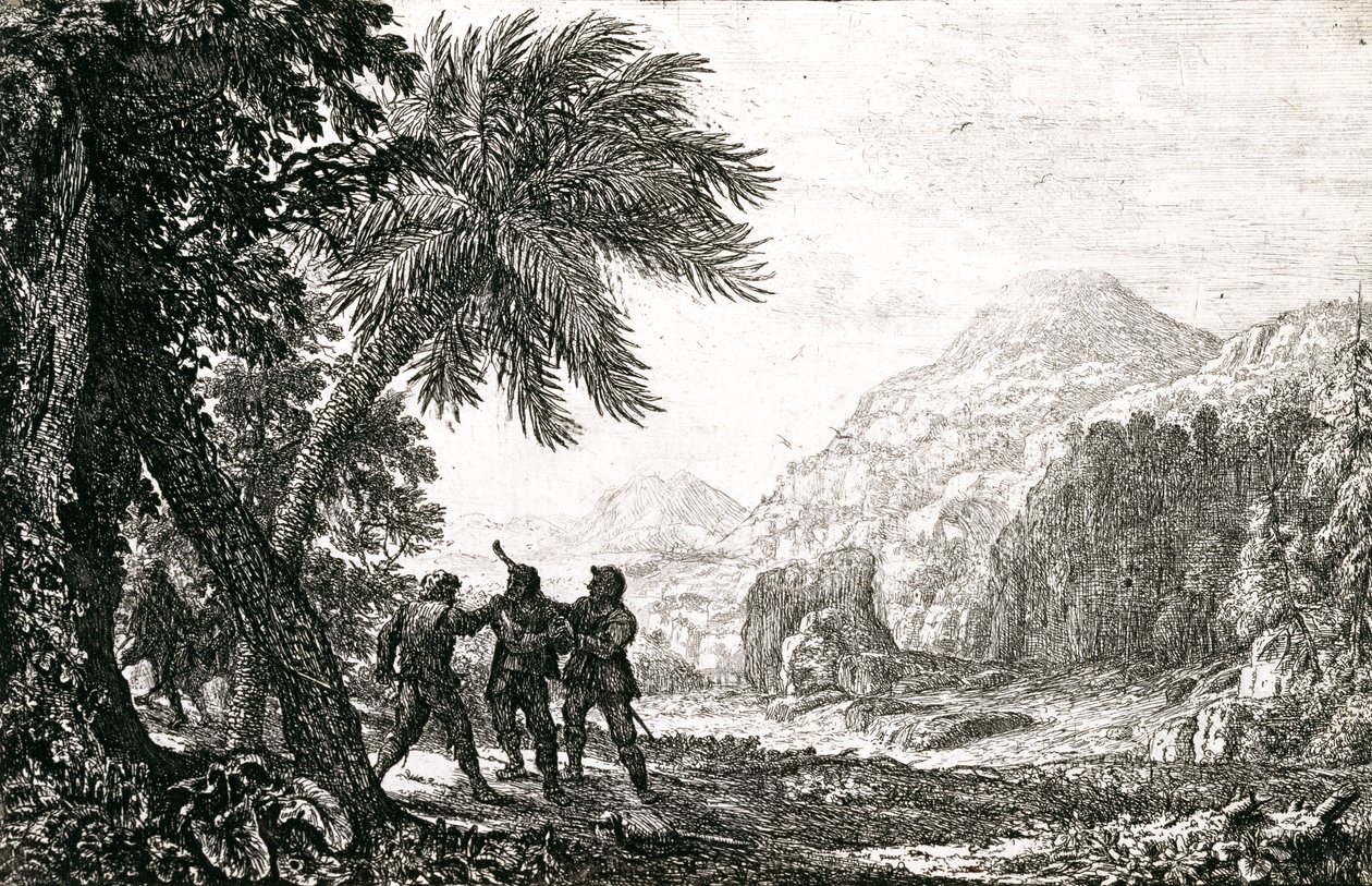 Landskap med Brigands av Claude Lorrain