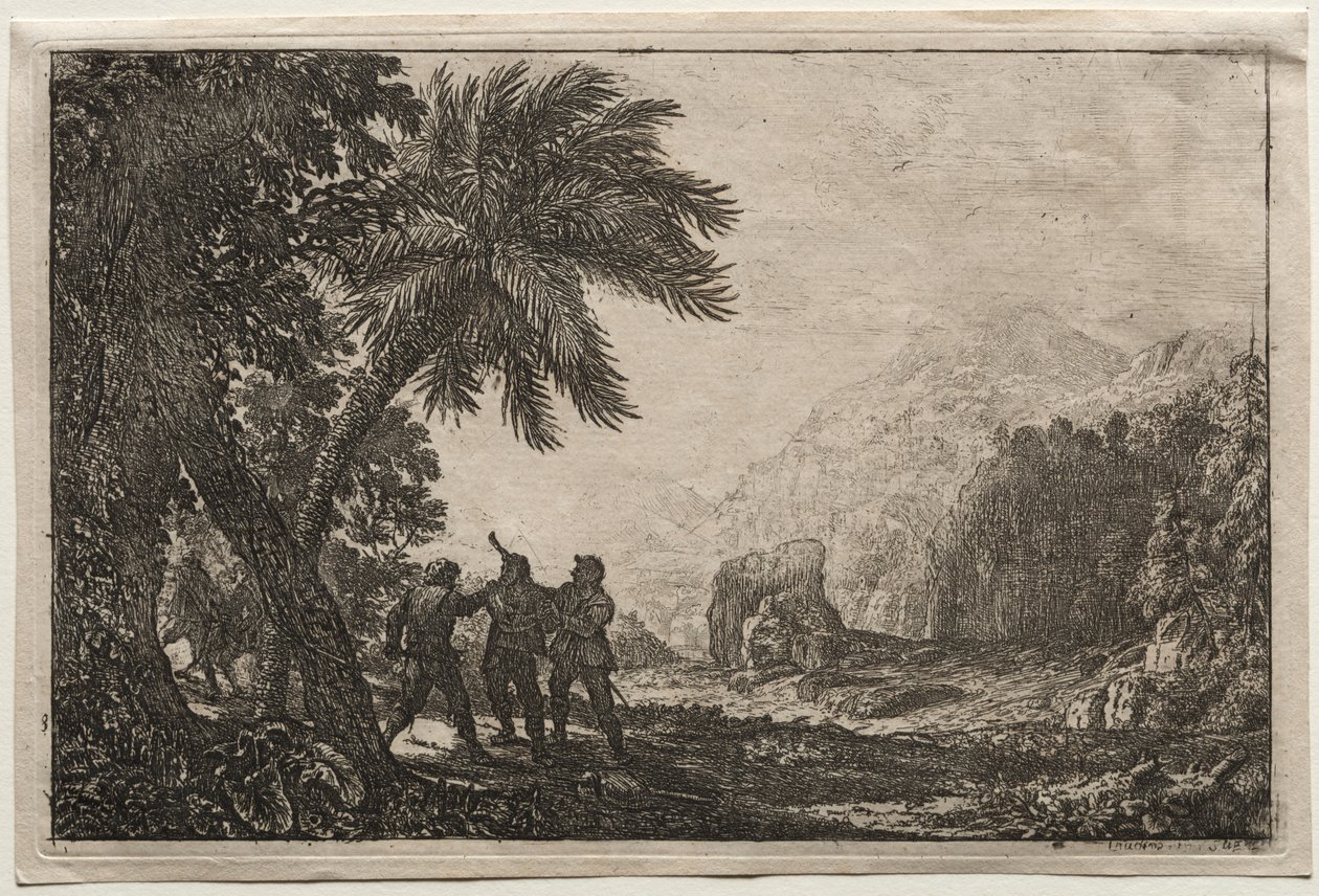 Landskap med Brigands av Claude Lorrain