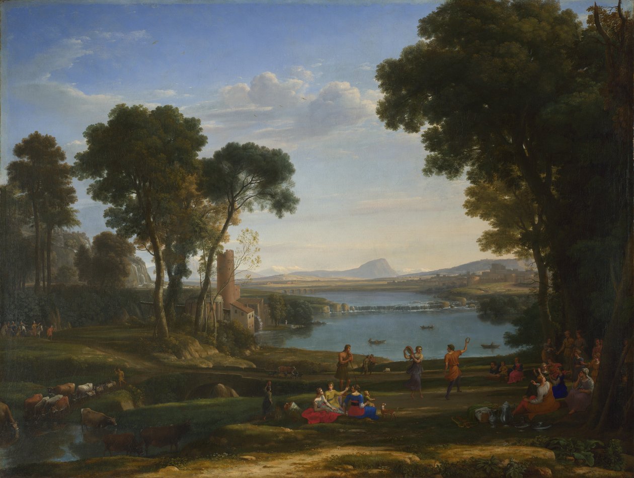 Landskap med Isak og Rebeccas ekteskap, 1648 av Claude Lorrain