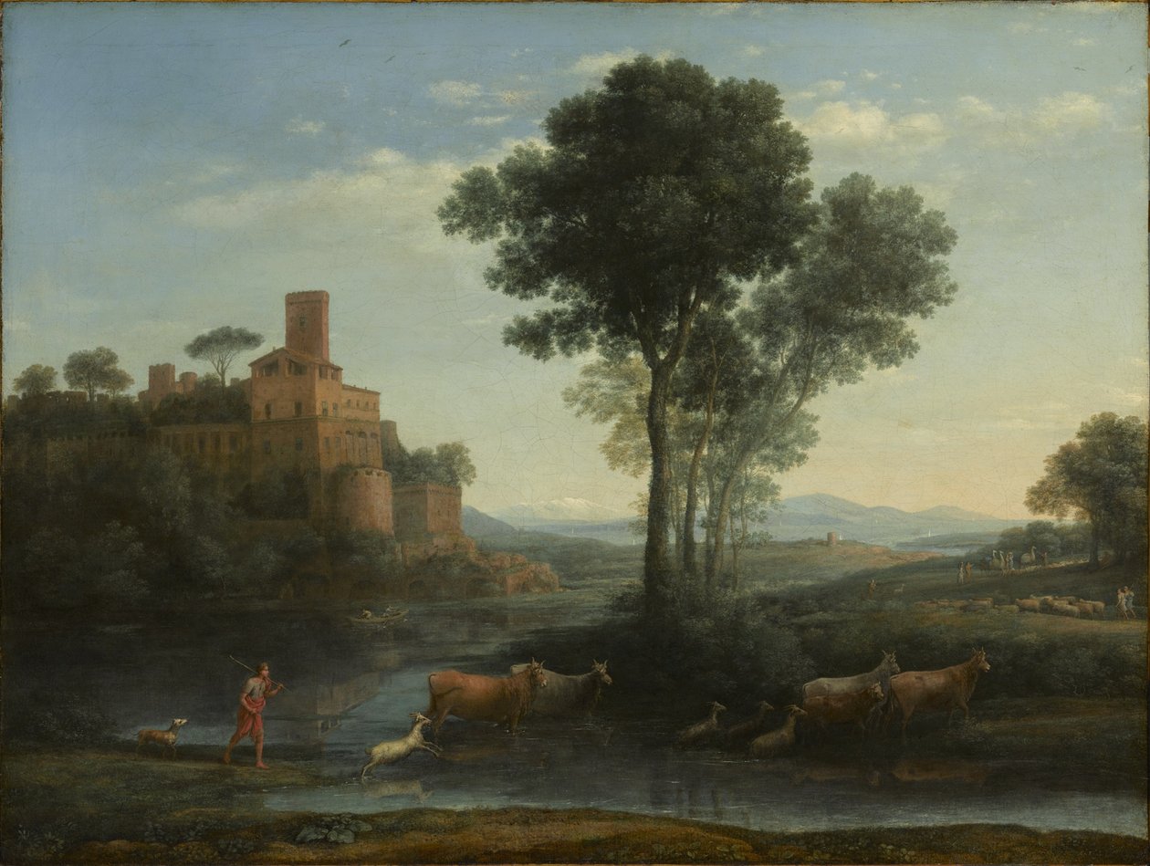 Landskap med Jakobs reise av Claude Lorrain