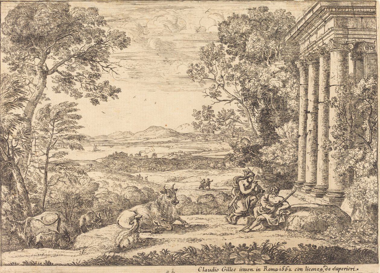 Mercury and Argus (Mercury and Argus) av Claude Lorrain