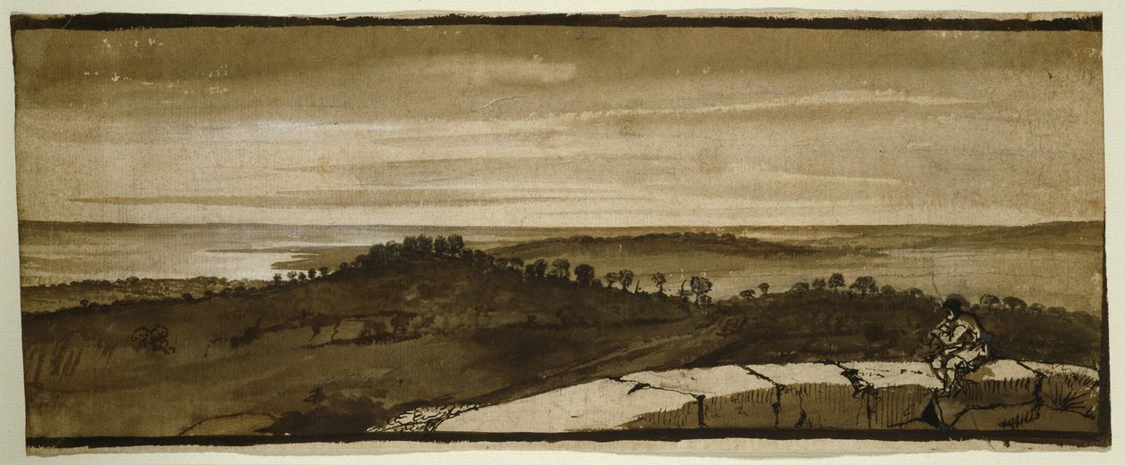Panorama fra Sasso, 1649-1655 av Claude Lorrain