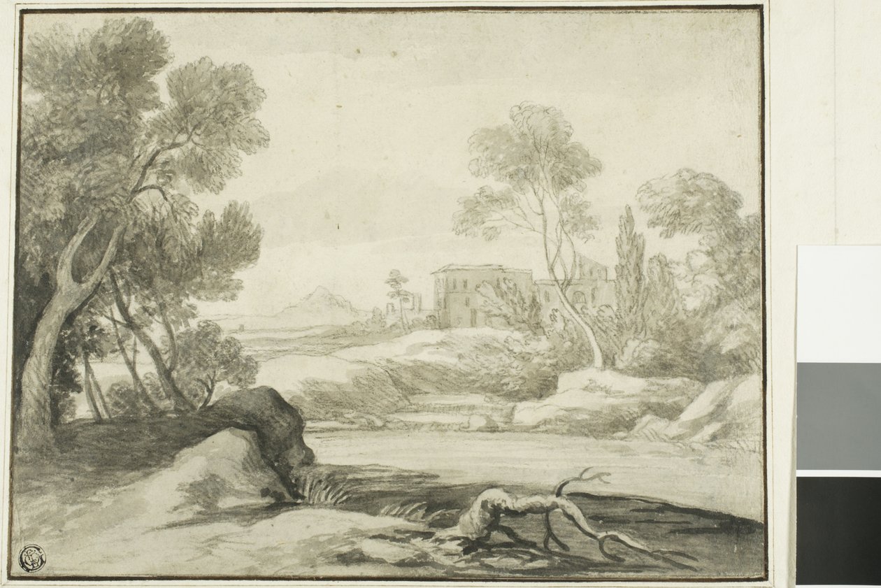 Elvescene av Claude Lorrain