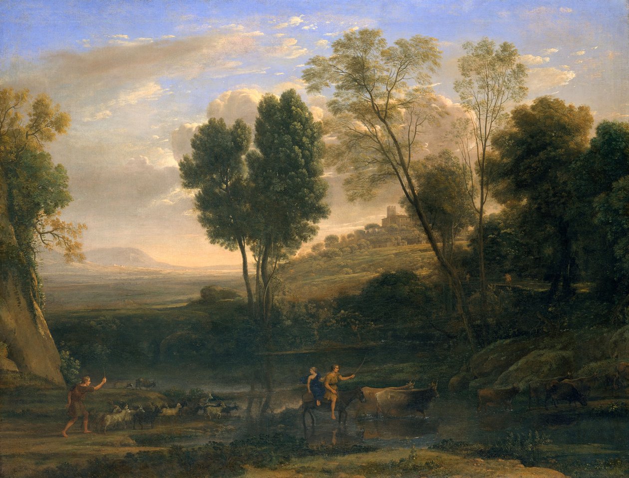 Soloppgang, ca. 1646-47 av Claude Lorrain