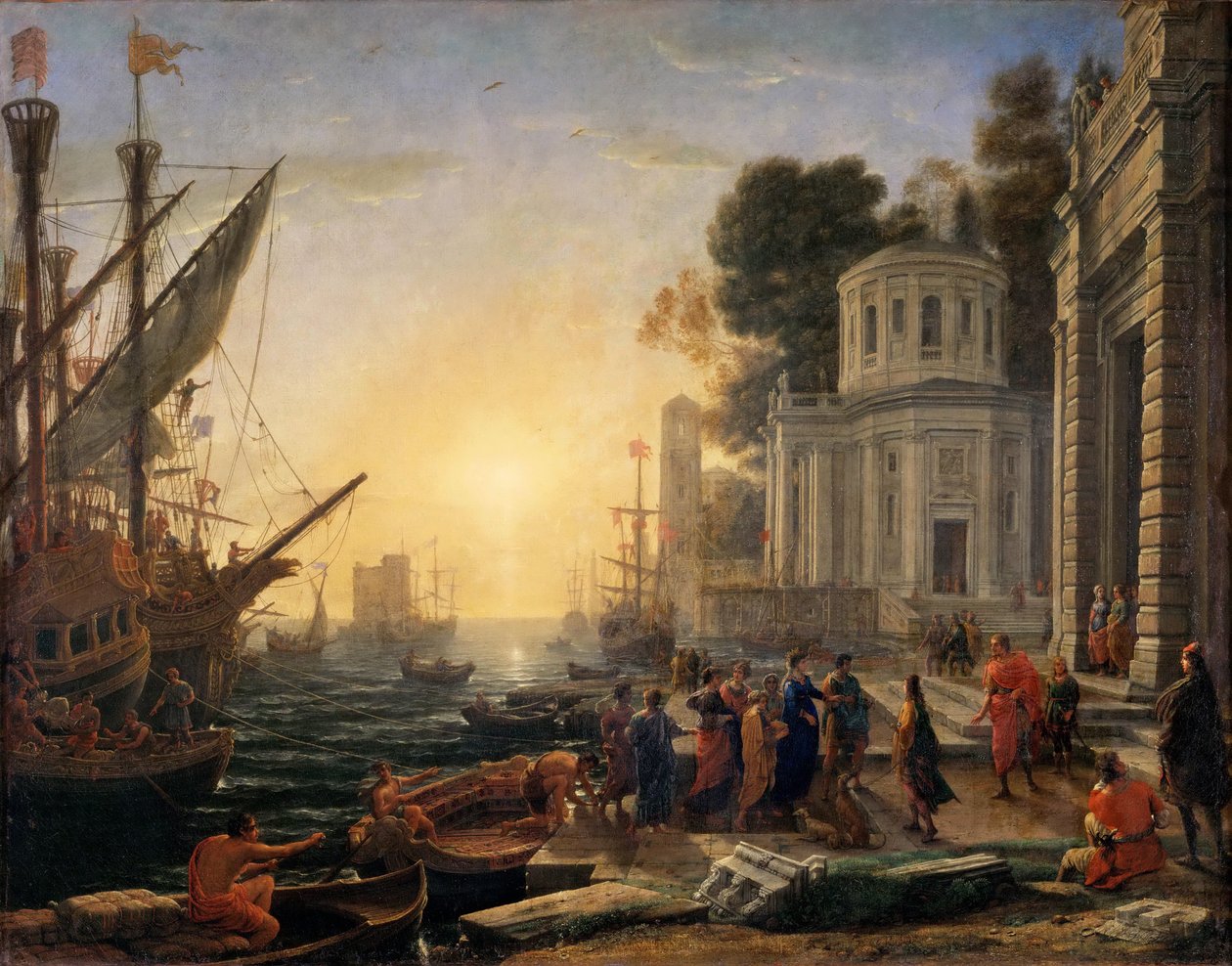 Ilandstigningen av Kleopatra ved Tarsus av Claude Lorrain