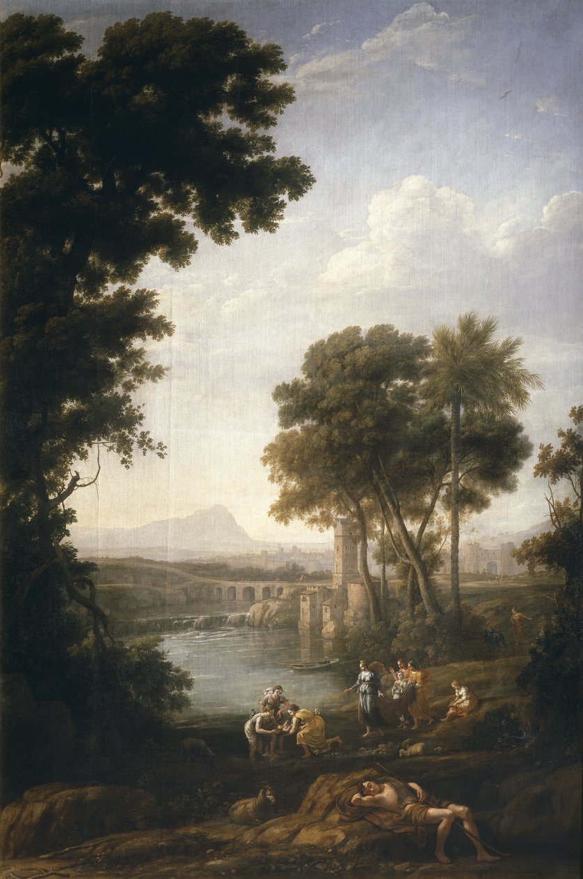 Funnet av Moses, 1639-1640 av Claude Lorrain